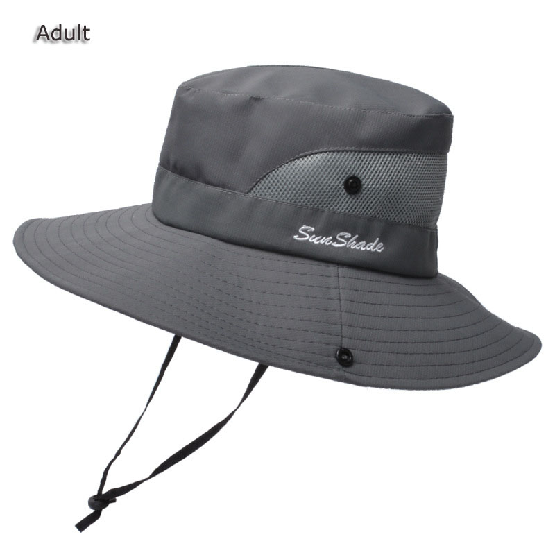 Fischerhut, Sonnenschutz, UV-Schutz, LSF 50+, Sonnenhut, Eimer, Sommerhut für Herren und Damen, große breite Krempe, Bob, Wanderhüte für draußen mit Kettenriemen_voghion.com