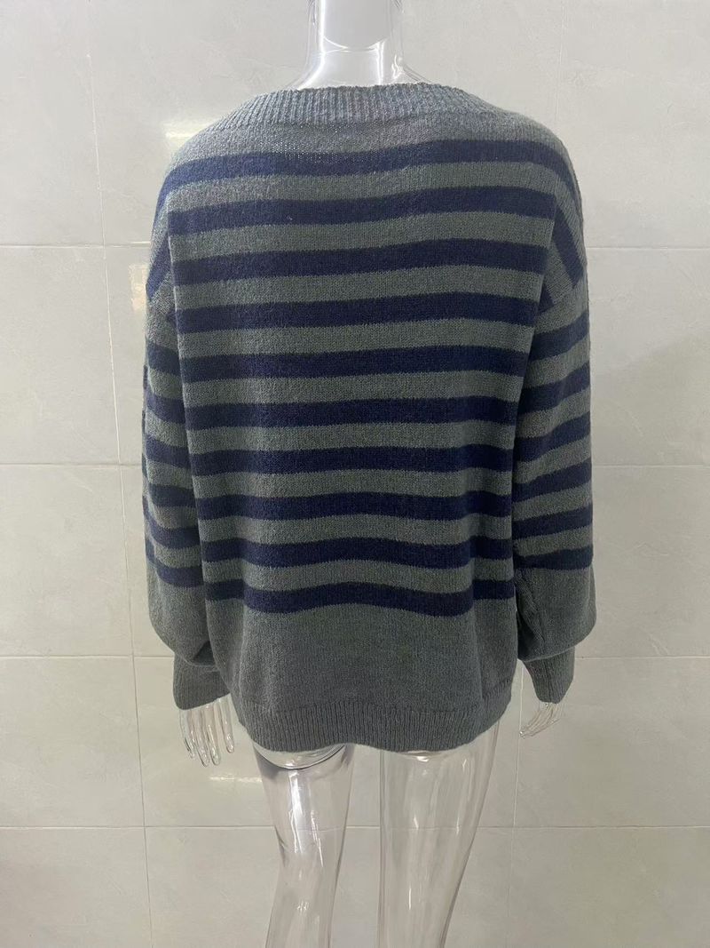 Knitted Top Women's One-word Shoulder Design Temperament Off-the-shoulder Slim-fit Sweater Women_voghion.com