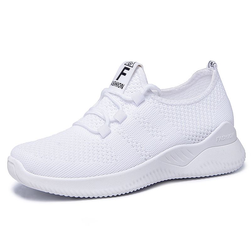 Damen Große Damenschuhe Damen Freizeitschuhe Atmungsaktive Fly-woven Einzelschuhe Sneakers Damen_voghion.com
