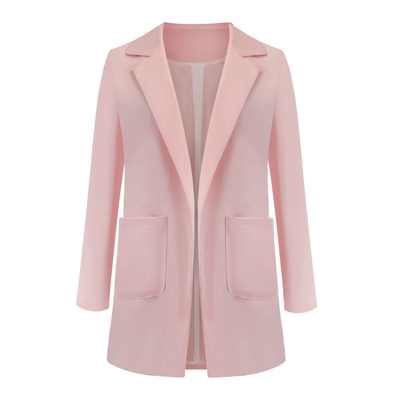 Dammode casual kostym lapel slim cardigan stil kostymjacka_voghion.com
