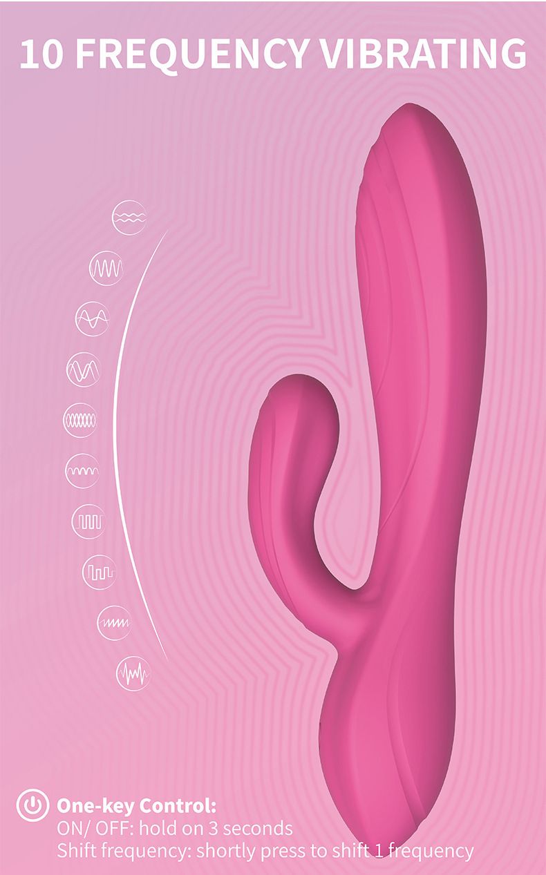 New Liquid Silicone Full Coverage Vibrator Female Masturbator Dual Head G-Spot Massager_voghion.com