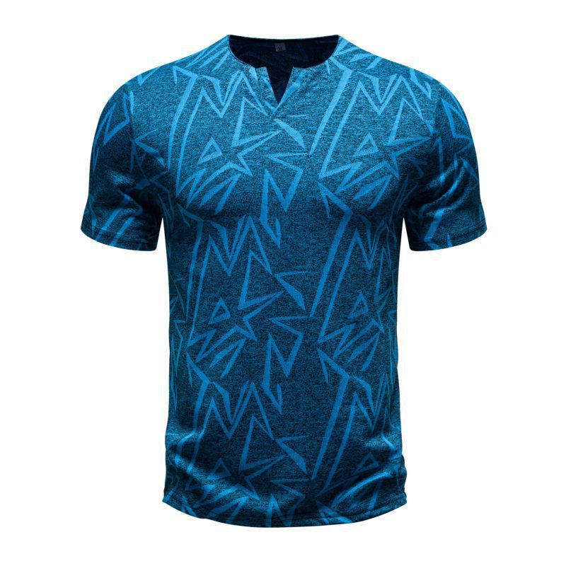 Maglietta a maniche corte snellente giovanile, estiva, da uomo, nuova moda casual europea con motivo personalizzato_voghion.com