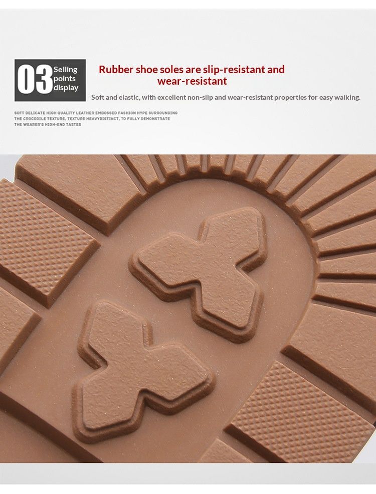 Glide Leather Frühling/Sommer Britische Derby-Schuhe mit dicker Sohle, lässige Herren-Martin-Stiefel, formelle Schuhe für Hochzeiten und Arbeit, niedrige Schafthöhe_voghion.com