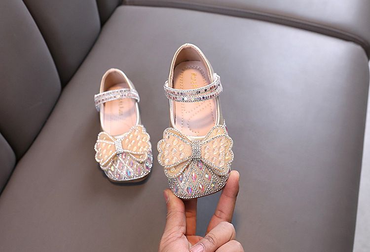 Neu Dame Baby Mädchen Mädchen Prinzessin Diamant Einzelnen Schuh Schuhe Dance_voghion.com