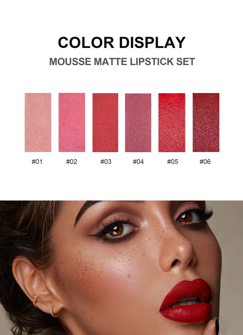 HANDAIYAN Matte Lipstick Set - Long - Lasting, Non - Fading, Velvet Lipstick Gift Box_voghion.com