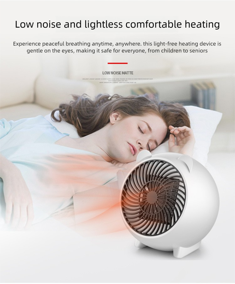 Carefully Selected Cute Cartoon Mini Desktop Small Household Electric Heater EU/US Plug_voghion.com