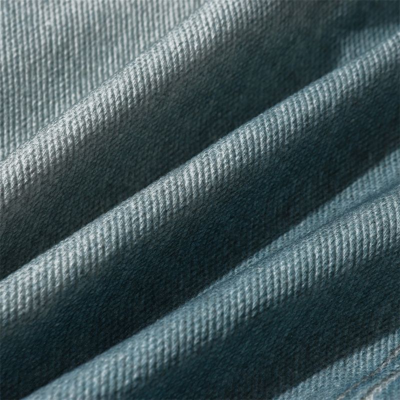 Herenkleding 3D Digitaal Bedrukte Denim Broek Heren Hip Hop Street Trend Gewassen Oude Inkt Spatten Losse Wijde Pijpen Rechte Broek_voghion.com