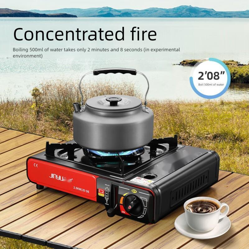 Jinyu Portable Outdoor Gas Camping Household Explosion-Proof Cassette Stove Cookware_voghion.com