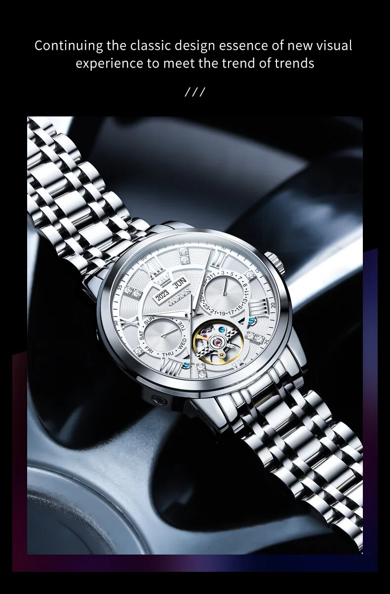 Herenhorloges uitgehold automatisch mechanisch origineel polshorloge voor heren Waterdicht lichtgevende eeuwigdurende kalender Mode_voghion.com