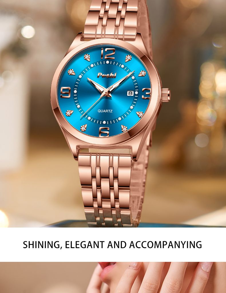 Luxury Business Quartz Watch For Women Elegant Women's Watches Simple Style With Date Display_voghion.com