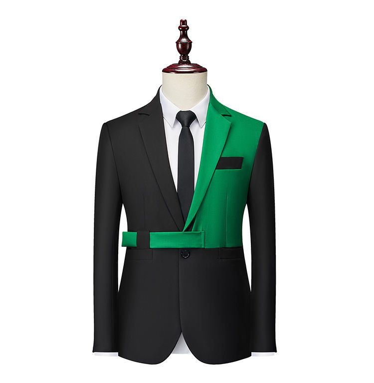 Spring/Autumn New High Quality Coat Men's Simple Business Loose Casual Single Suit Top_voghion.com