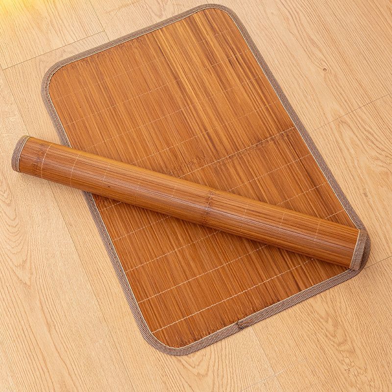 Bamboo Fiber Pillow Mat|Double Summer Breathable Cooling Sleeping Pad|Pastoral Style Brushed Design_voghion.com