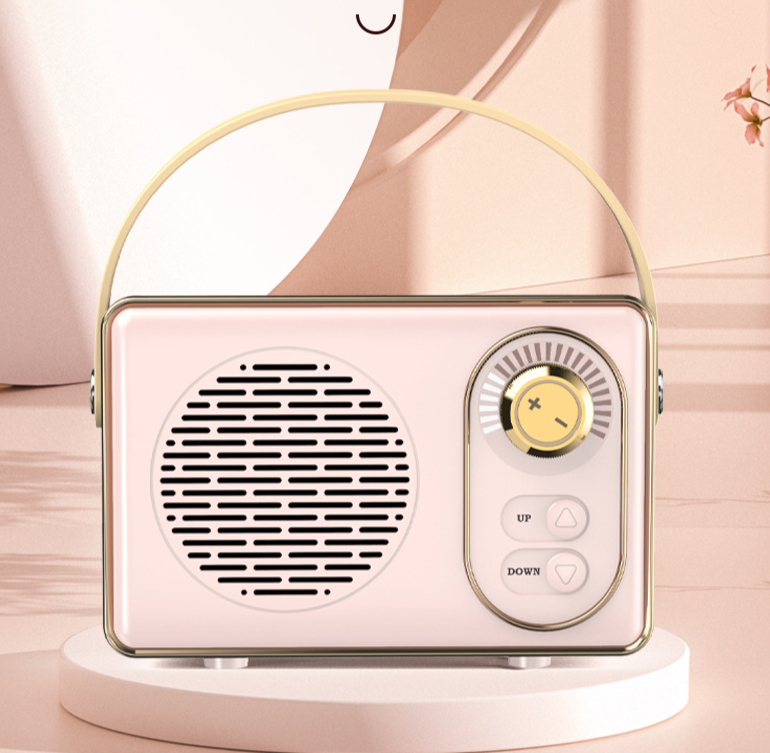 Cross-Border Retro Space Capsule Bluetooth Speaker Gift Radio Mobile Phone High-End Home Nostalgic Super Bass Sound_voghion.com