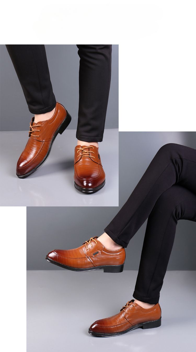 Herren Business Casual Dress Oxfords Formelle Schnürschuhe für Büro, Partys und den Alltag_voghion.com