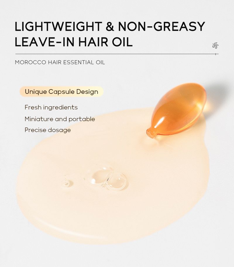 Scrub e trattamenti per il corpo Nuovo prodotto QUIYUM Olio essenziale per la cura dei capelli marocchino Capsule 50 capsule*1 ml Colorazione per capelli Verticale Morbida_voghion.com