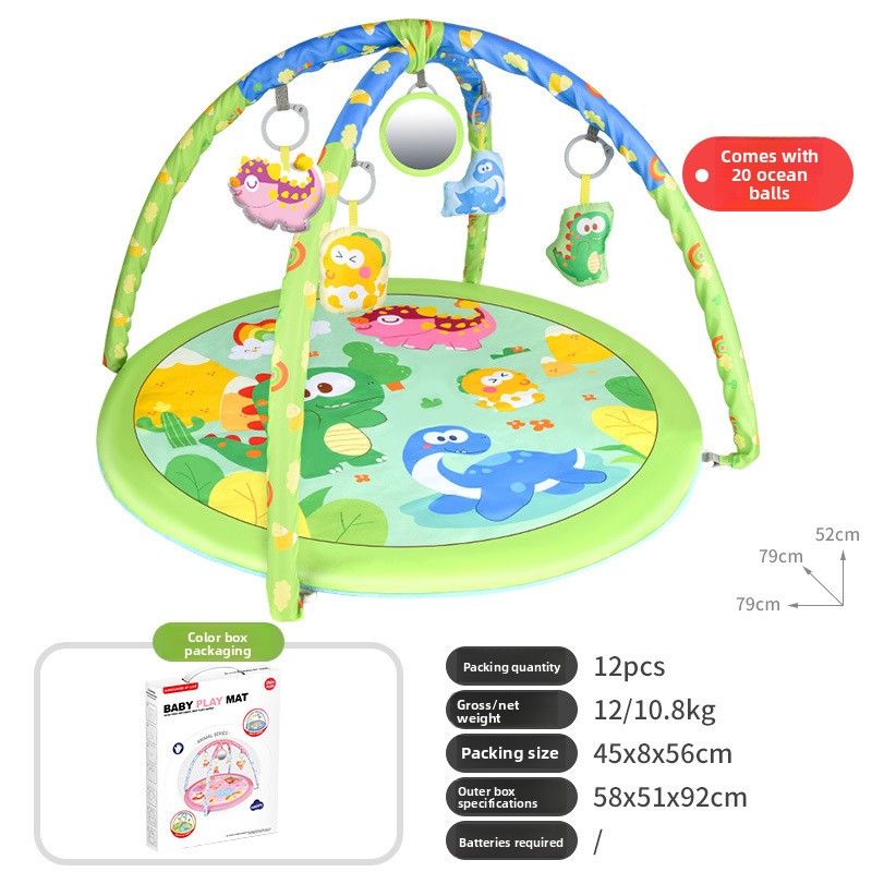 Baby Fence Fitness Rack Toys 0-1 Years Old Newborn Baby Ocean Ball Climbing Mat Floor Mat_voghion.com