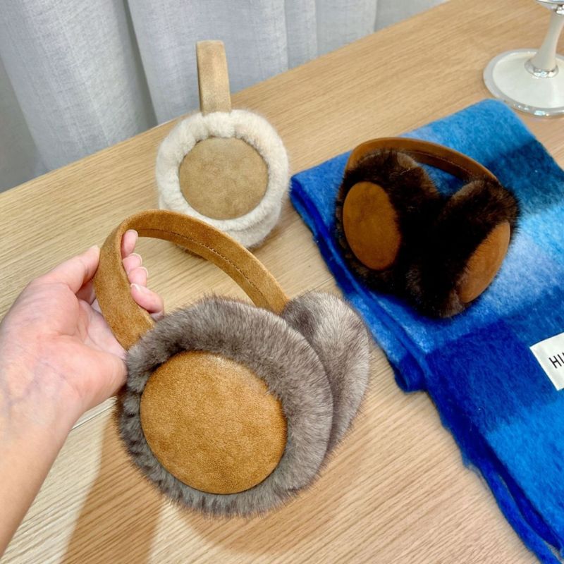 Winter Fleece Ear Muffs For Women - Soft & Warm Ear Warmers, Windproof & Cozy Ear Protection For Outdoor Activities, Commuting & Cycling_voghion.com