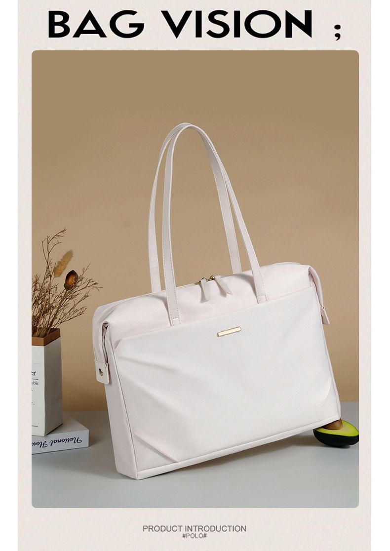 Women's Laptop Bag Fashion Large Capacity Briefcase Tote Bag Lightweight Work Business_voghion.com