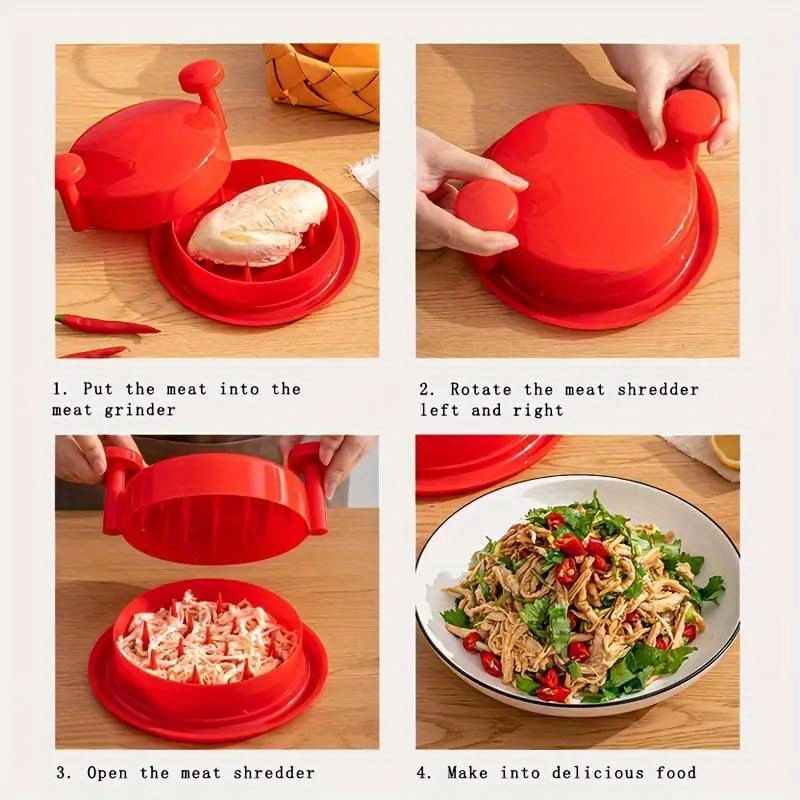 Manual Meat Grinder For Chicken And Beef With Non-Slip Base And Handles Perfect For Home Kitchen Use_voghion.com