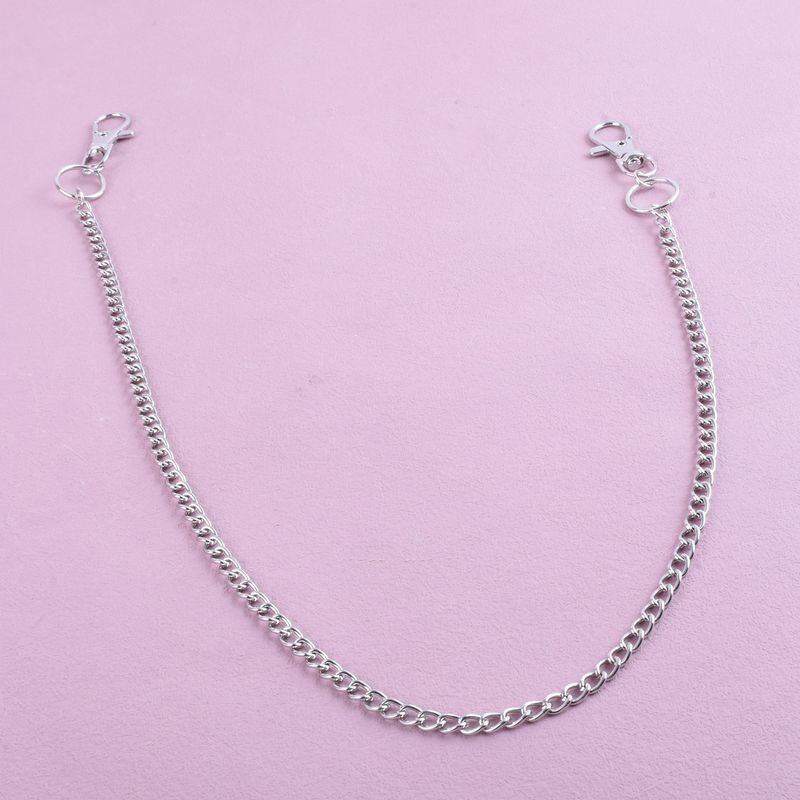 Qifu Fashion Simple Personality Waist Multi-layer Keychain Pants OT Buckle Punk Body Chain_voghion.com