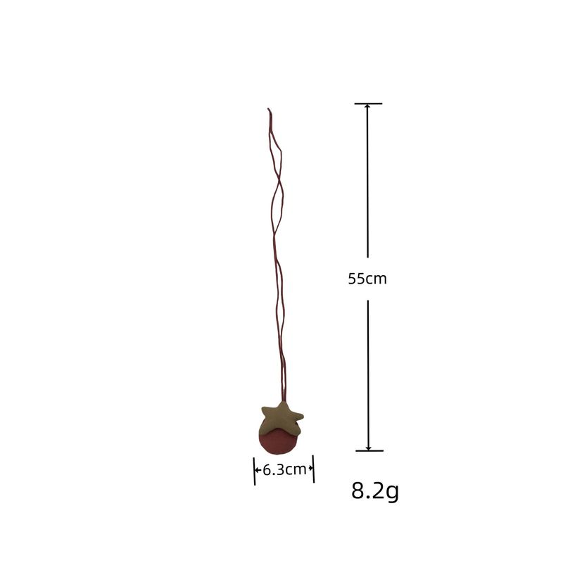 Nuova collana Mori da donna, colorata, per abbigliamento da bambini, con cordino, carina, imbottita in cotone, a forma di frutta, per autunno e inverno, maglione per neonati._voghion.com