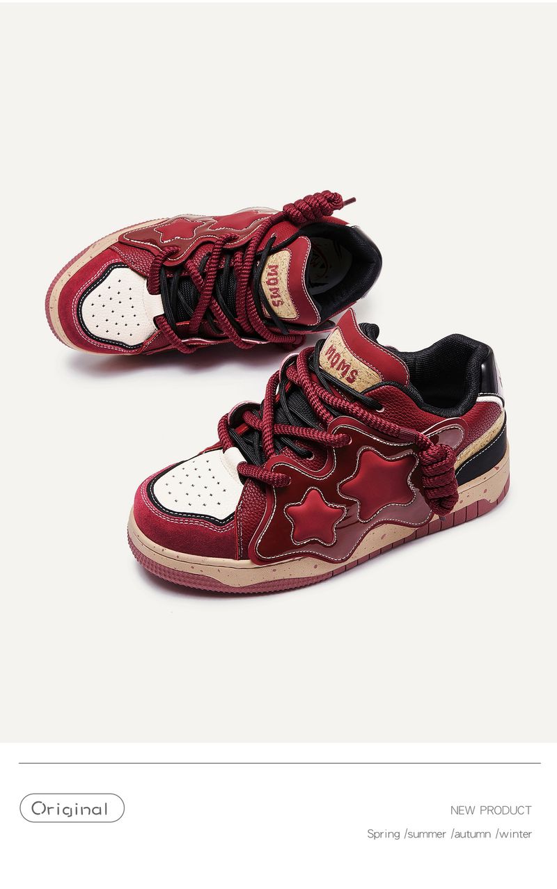 Stars bread shoes fashion shoes men and women the same couple style board shoes_voghion.com