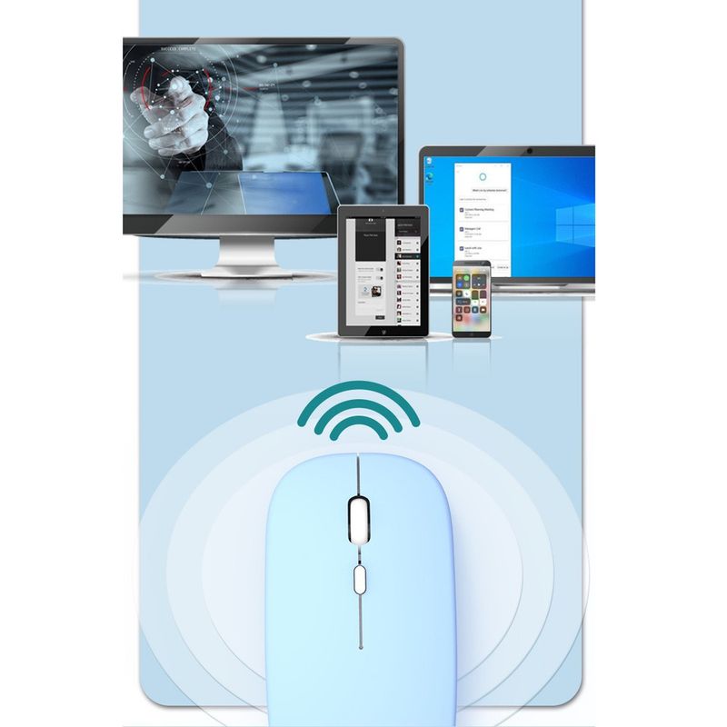 Wireless Bluetooth Mouse - Silent Mini Cute Design For Girls, Compatible With IPad, Phone, Tablet & Computer - Ideal For Office Use_voghion.com