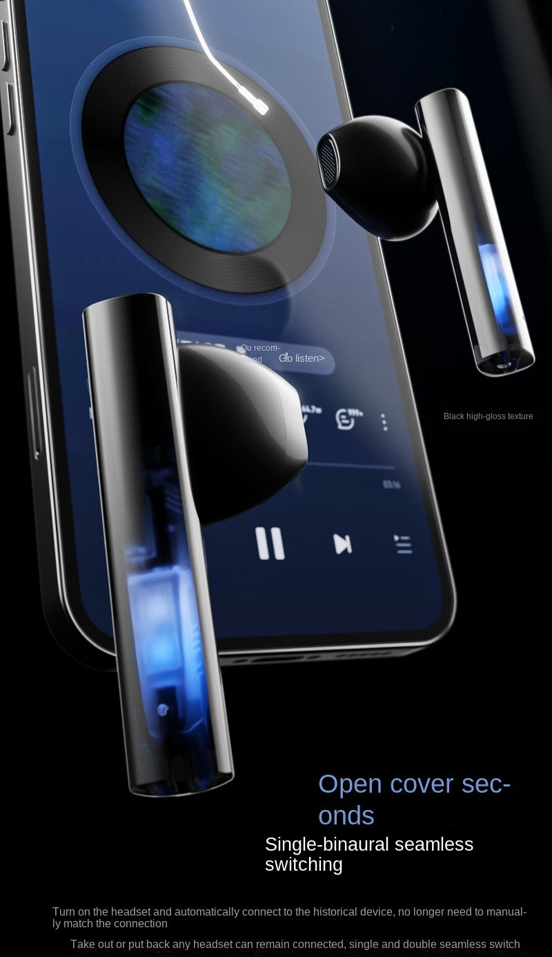 LIUP Pods - Night Glow Sand TWS Earbuds Bluetooth V5.4 13mm HIFI Drivers AI Active Noise Cancelling | 6+30h Playtime_voghion.com