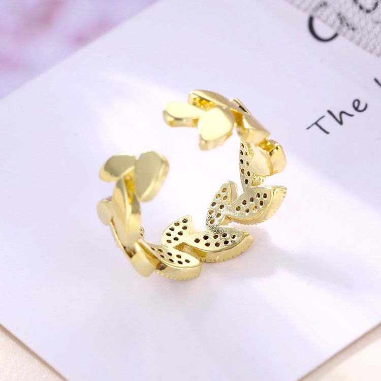 Willow Leaf Unisex Ring Hot Selling Source Factory Outlet_voghion.com