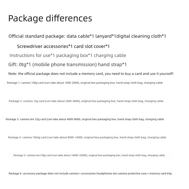 Appareil photo numérique D6 tout neuf, triple CCD, écran tactile complet, 6 400 W, pixels HD, musique, cinéma, haute qualité_voghion.com