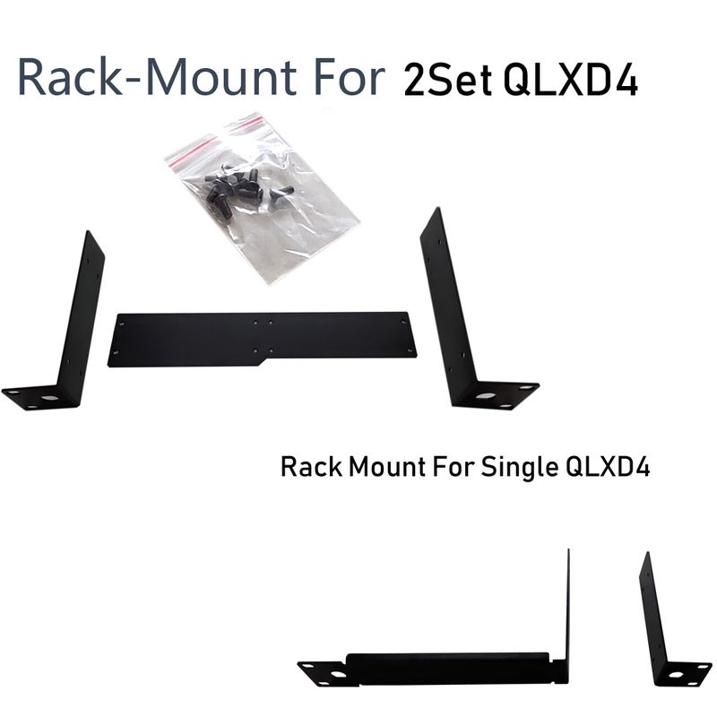 Leico-räkkikiinnitystarvikkeet QLXD4 EW135G3 EW135G4 EW300G3 EW500G3 Pro -langattomille mikrofoneille, räkkiin asennettava_voghion.com