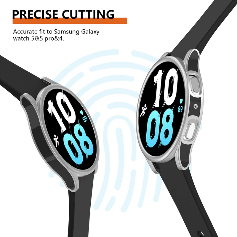 Etui til Samsung Galaxy Watch 5 40 mm 44 mm PC Bumper skærmbeskytter Galaxy Watch 5 Pro 45 mm All-Around Shell til Galaxy Watch_voghion.com