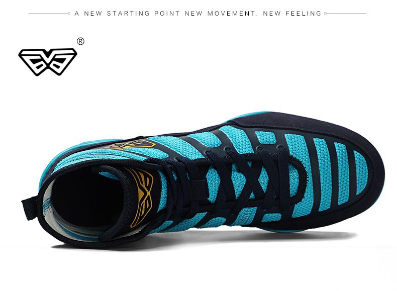 Νέα παπούτσια πυγμαχίας για άνδρες και γυναίκες, παπούτσια πάλης Sanda Fighting, παπούτσια προπόνησης εσωτερικού χώρου, ολοκληρωμένα_voghion.com