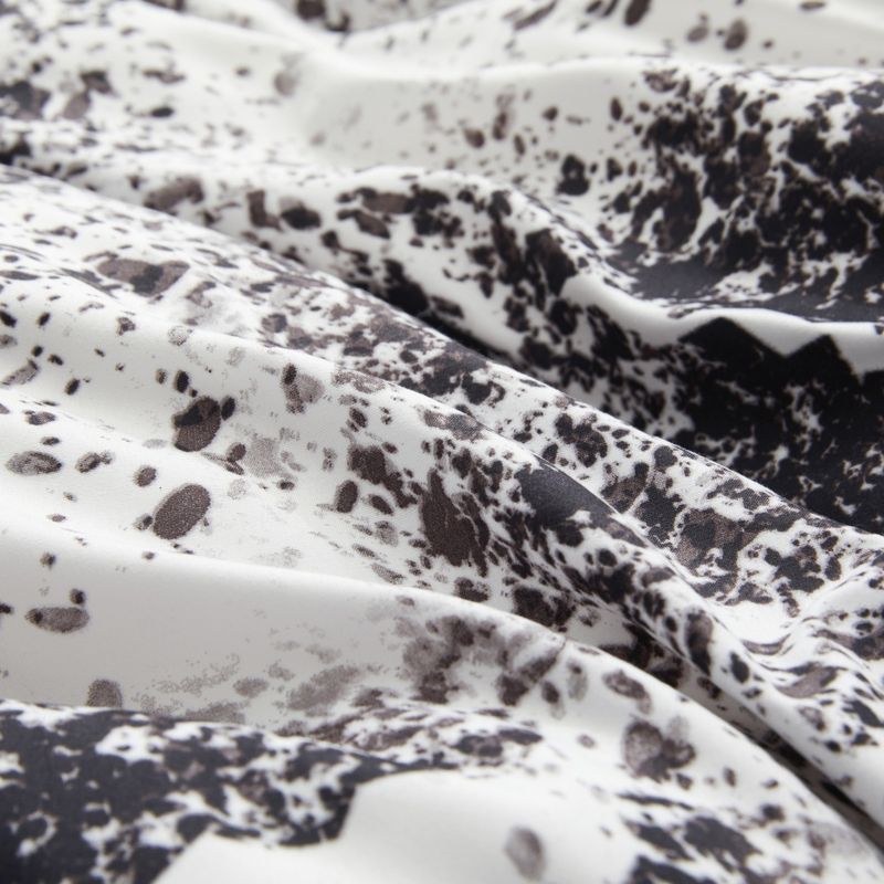 Black And White Abstract Art Mattress Cover Polyester Skin Friendly Bed Fitted Sheet Mattress Protector Fitted Sheet_voghion.com