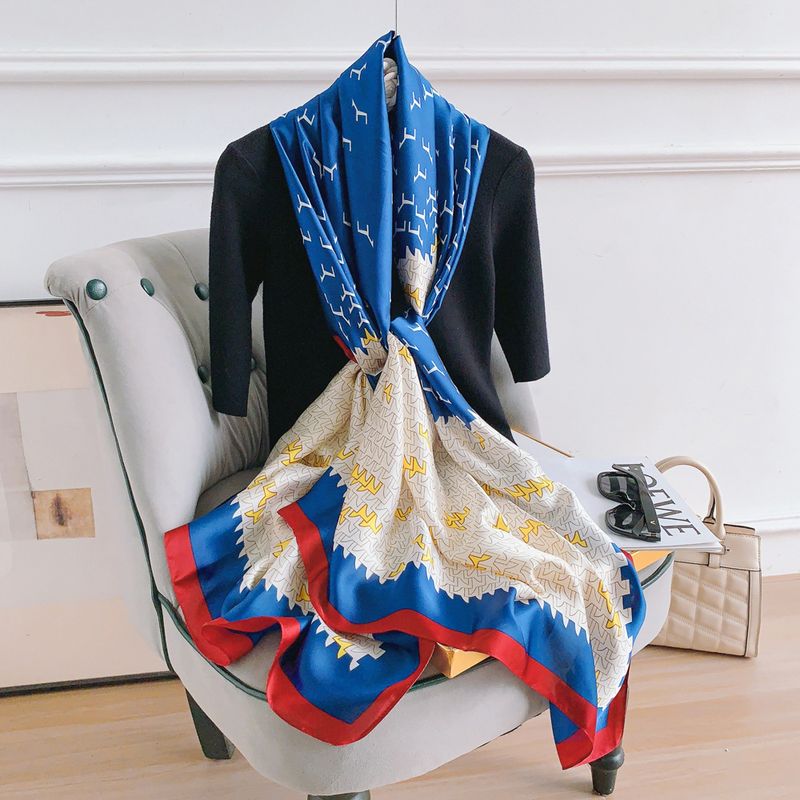 90 x 180 cm, mittellang, mit Yan Nanfei-Design, edler, eleganter Seidenschal für Mütter zum Begleiten und Vorzeigen_voghion.com