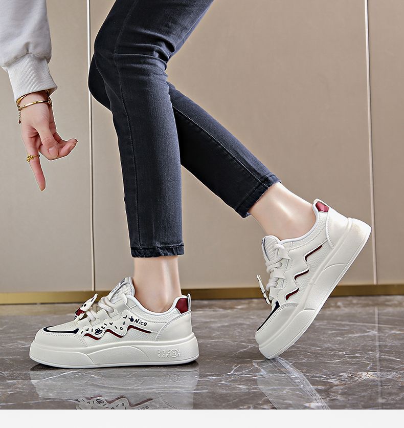 Scarpe sportive casual da donna alla moda, con fondo spesso, multifunzionali, per studenti_voghion.com