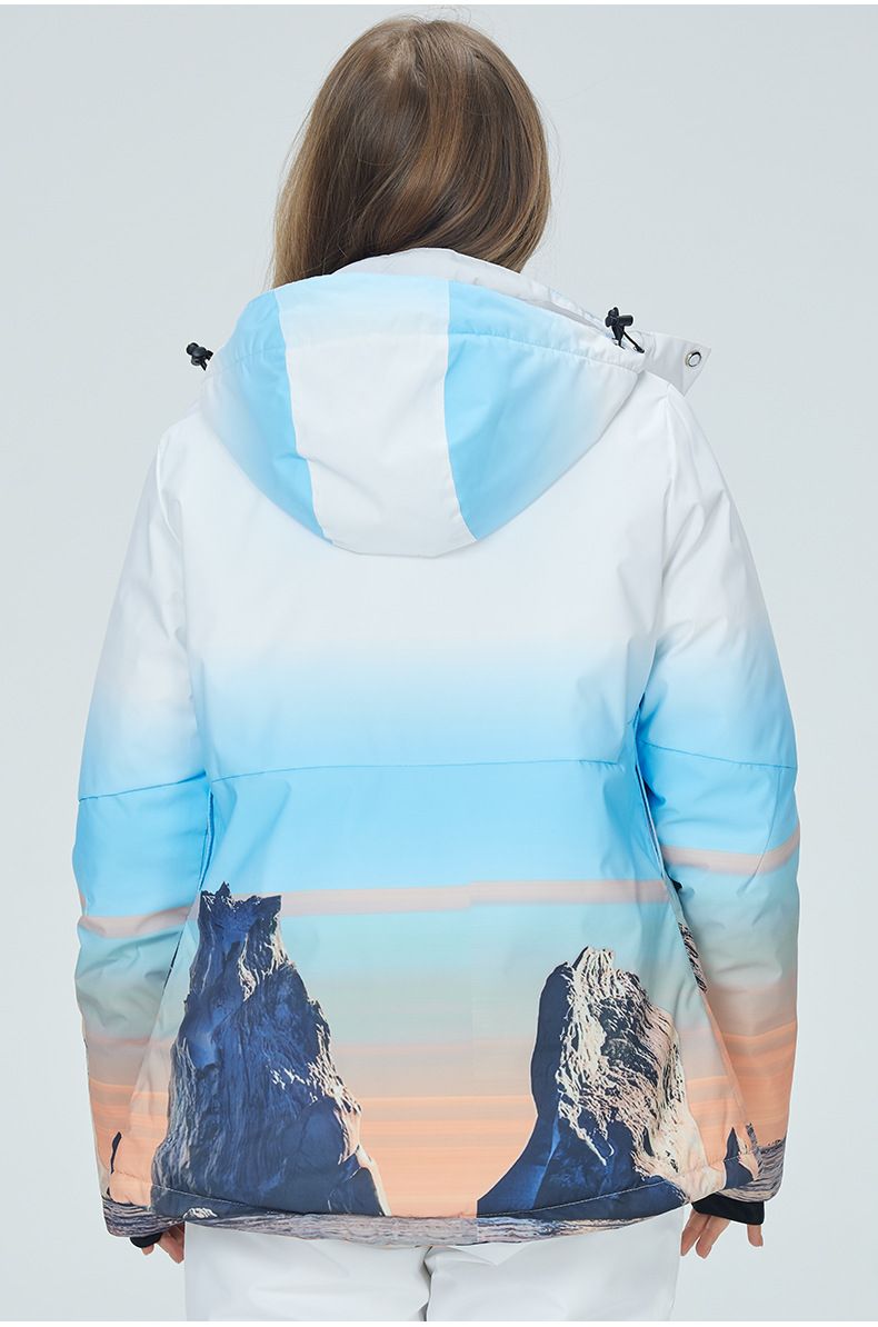 Nuovo completo da donna, con tavola singola e doppia, giacca da sci invernale calda e spessa in stile coreano_voghion.com