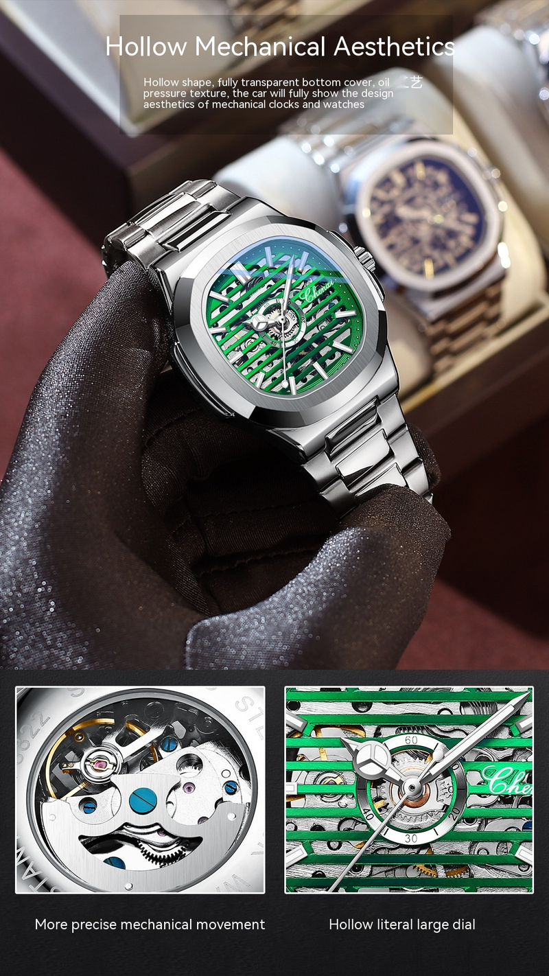 New Watch CHENXI Fashionable New Fully Automatic Mechanical Watch High-end Brand Watch Men's Waterproof Luminous Mechanical Watch_voghion.com