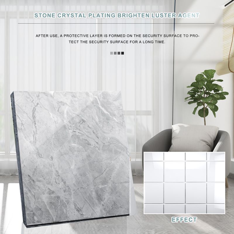 Jakehoe Stone Crystal Plating, Bathroom Floor Tile Clean Refresh Stone Polished Decontamination Clean_voghion.com