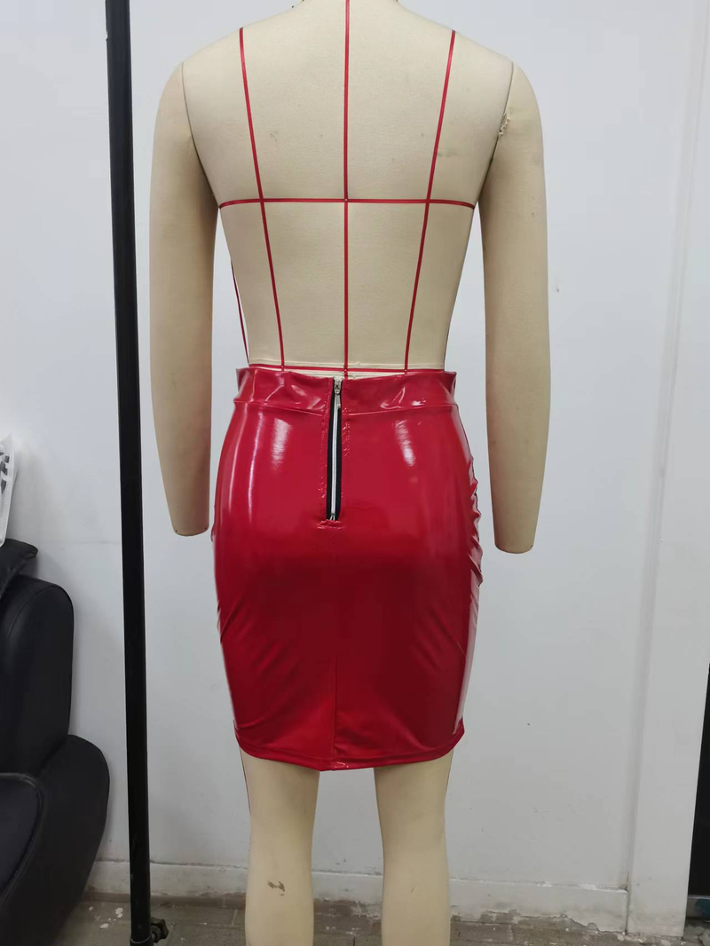 Fashion temperament shiny waist bag hip women's skirt for women _voghion.com