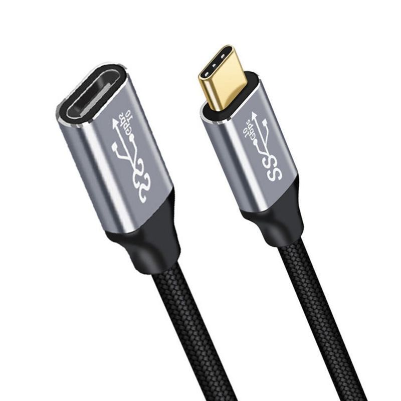 10Gbps Data Line Extension Cable USB 3.1 Gen 2 Type C Cable Fast Charging UK_voghion.com