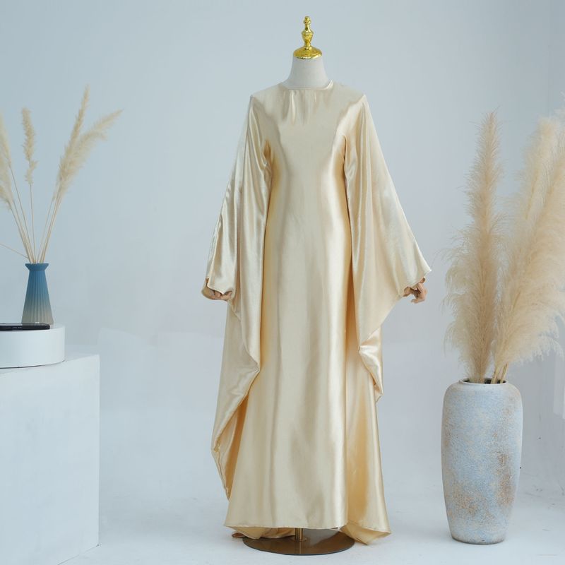 Dámské oblečení blízkovýchodní lesklé šaty abaya_voghion.com