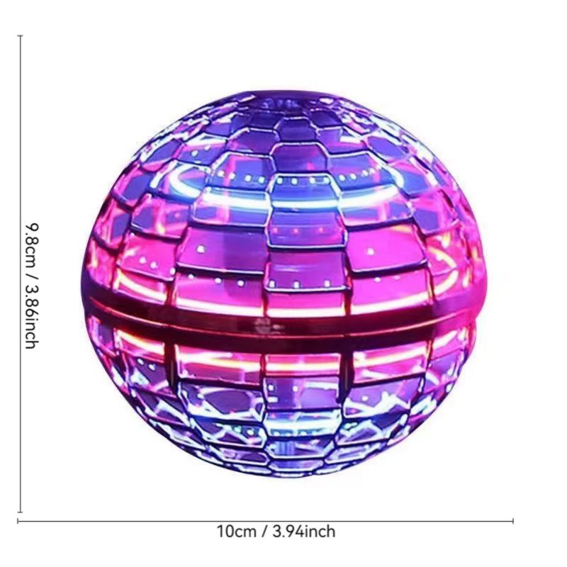 „Magischer UFO-Schwebeball mit intelligenter Gestensteuerung und LED-Leuchten – Interaktives Drehspielzeug für Kinder und Jugendliche (Blau/Rot/Lila)“_voghion.com