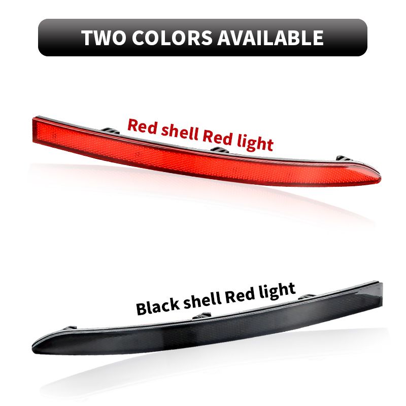 2 STÜCKE Für VW Tiguan 2007 2008 2010 2011 2012 2013 2014 2015 2016 LED Auto Rücklicht Stoßstange Reflektor Objektiv Bremsleuchte_voghion.com