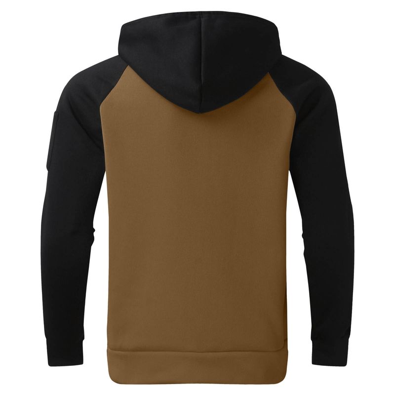 Men's Clothes Autumn And Winter Men's Fleece Two-piece Zipper Hoodie Sweatpants Casual Color Suit Men_voghion.com