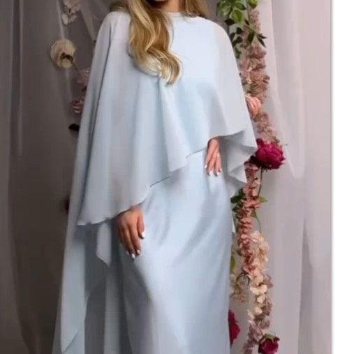 Kadın Giyim Moda Rahat Uzun Etek Elbise Şal Takım_voghion.com