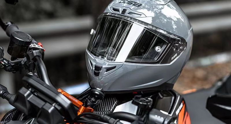 GSB361 Motorradhelm für Männer und Frauen, Integralhelm mit Bluetooth, für alle Jahreszeiten geeignet, 3C-zertifiziert_voghion.com