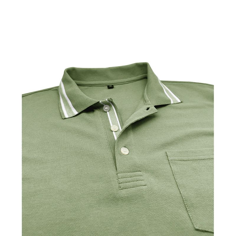 Polo a maniche lunghe con risvolto e bottoni da uomo_voghion.com