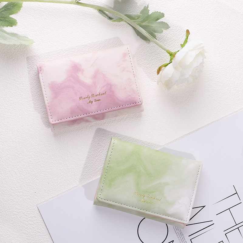 Grazioso porta carte creativo con il 70% di sconto sul portamonete corto da donna con stampa alla moda Fresh Ins_voghion.com