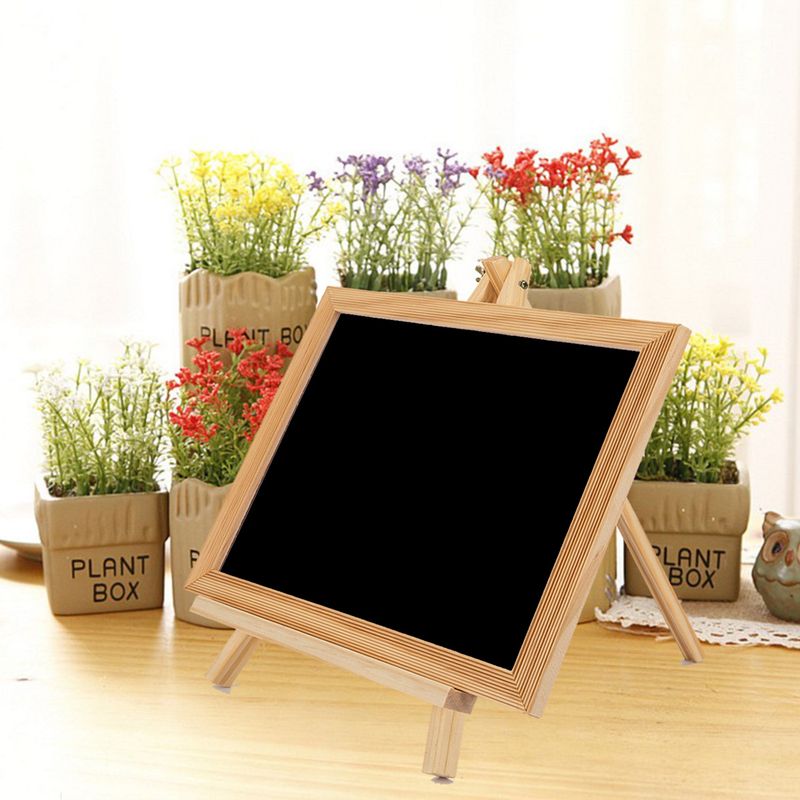 Klein schoolbord, kinderkalligrafie, kalligrafie tekenbord, opbergbord met beugel, thuis, verplaatsbaar, houten ornamenten_voghion.com